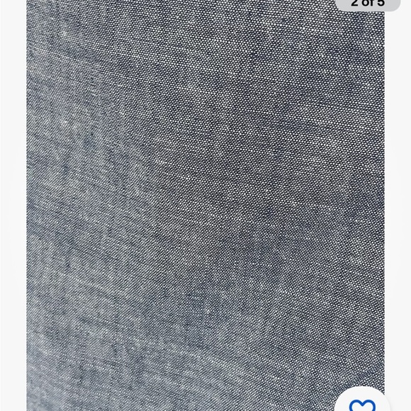 Talbots chambray blue size 12, curvy crop pants. - Picture 3 of 4